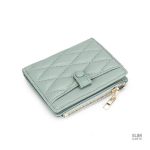 Portefeuille en cuir premium, finition matelassée