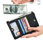 Portefeuille matelassé, alliant luxe et fonctionnalité