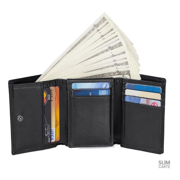 Accessoire en cuir rétro avec fonctionnalité RFID intégrée