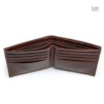 Design élégant de portefeuille anti-piratage en cuir