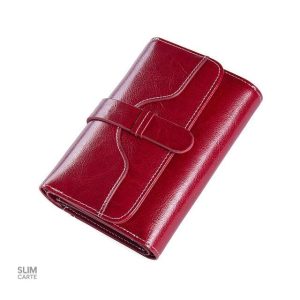 Accessoire élégant en cuir, style classique