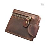 Cuir de qualité, fermeture éclair sécurisée