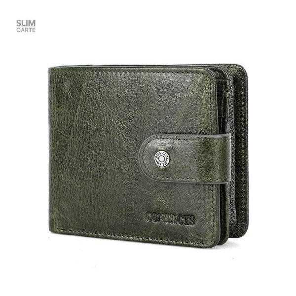 Accessoire en cuir lisse, sécurité RFID intégrée