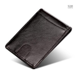Accessoire en cuir pour hommes, design classique