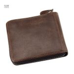 Design classique du portefeuille en cuir en cuir rétro