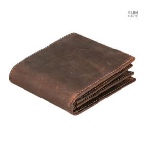 Portefeuille en cuir ancien RFID - L'Héritage™