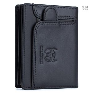 Portefeuille en cuir, style intemporel, pratique et chic