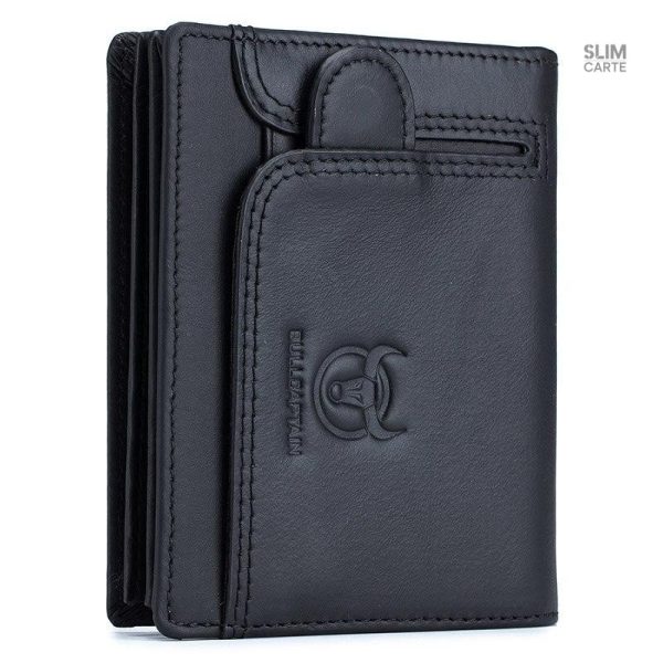 Portefeuille en cuir, style intemporel, pratique et chic