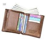 Cuir authentique, portefeuille robuste, allure vintage