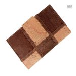 Portefeuille en liège à carreaux - L’Audacieux™