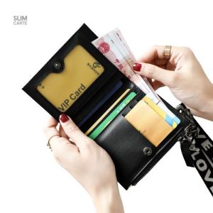 Portefeuille original avec finition hologramme éclatante