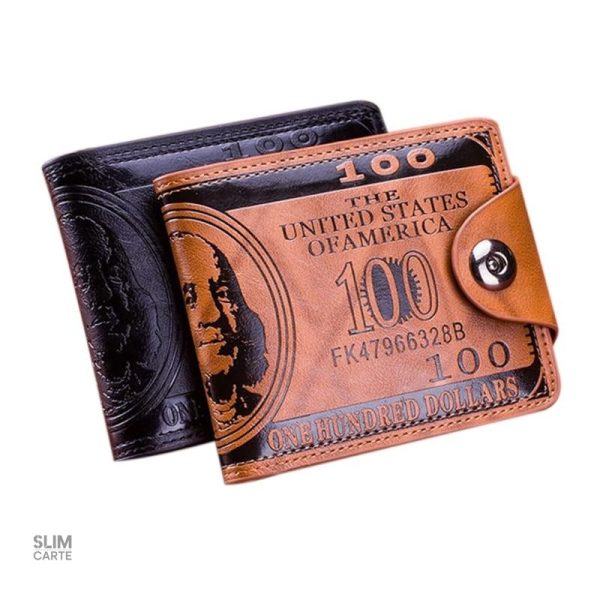 L’Audacieux™ : portefeuille unique avec motif dollar élégant