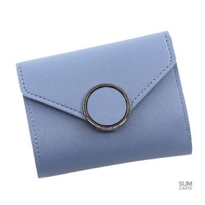 Portefeuille compact en simili cuir - style intemporel