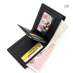 Simili cuir de qualité, portefeuille unisexe à la mode