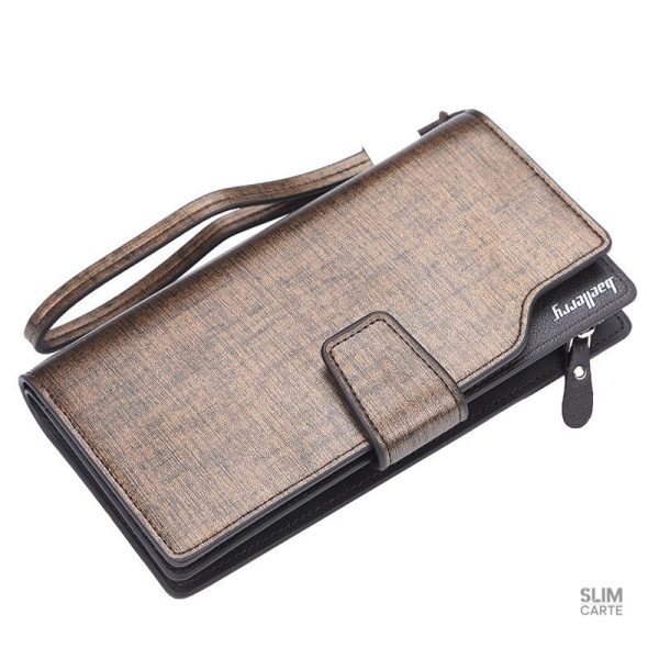 Portefeuille homme et femme élégant en simili cuir