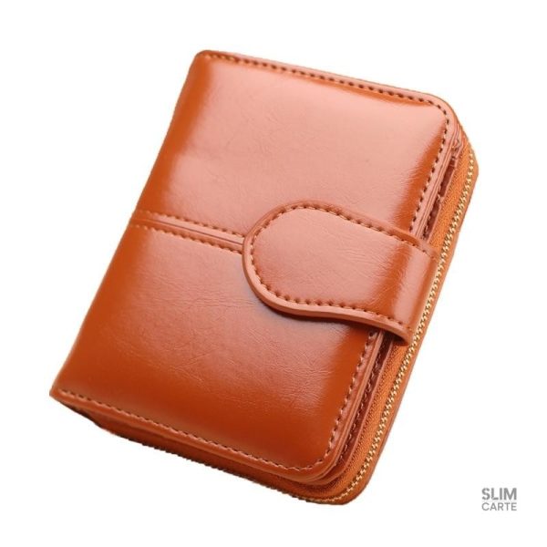 Portefeuille zippé élégant pour tous les jours