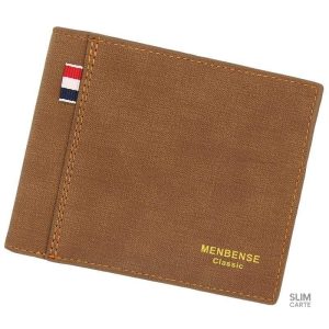 Accessoire mode vintage, portefeuille unisexe