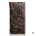 Portefeuille cuir gravé dragon - Le Classique™