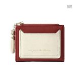 Portefeuille femme court bicolore Le Classique™