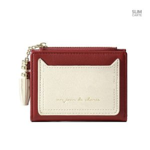 Portefeuille femme court bicolore Le Classique™