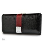 Accessoire en cuir de luxe - portefeuille crocodile