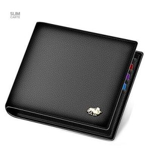 Portefeuille en cuir véritable - Bison Denim