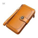 Portefeuille en cuir élégant pour un style classique