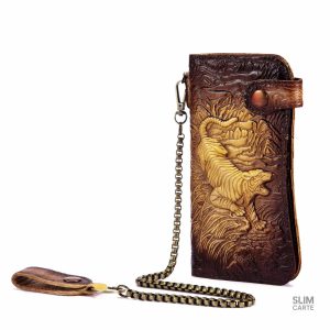 Portefeuille fonctionnel en cuir pour hommes et femmes