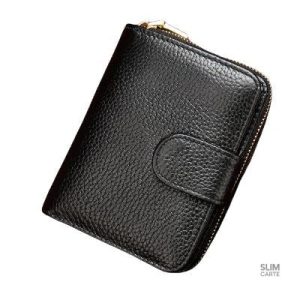 Accessoire en cuir intemporel pour cartes