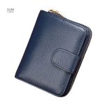 Porte-cartes en cuir, style vintage