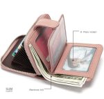 Portefeuille moderne en cuir, idéal pour les cartes