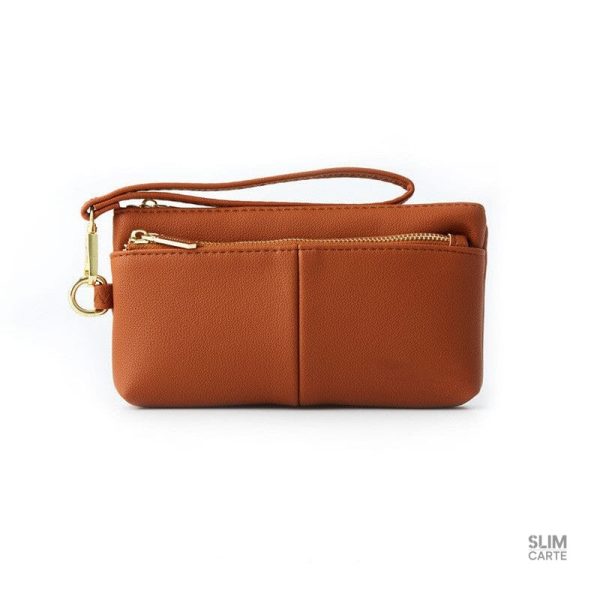 Portefeuille unie, style élégant pour homme et femme