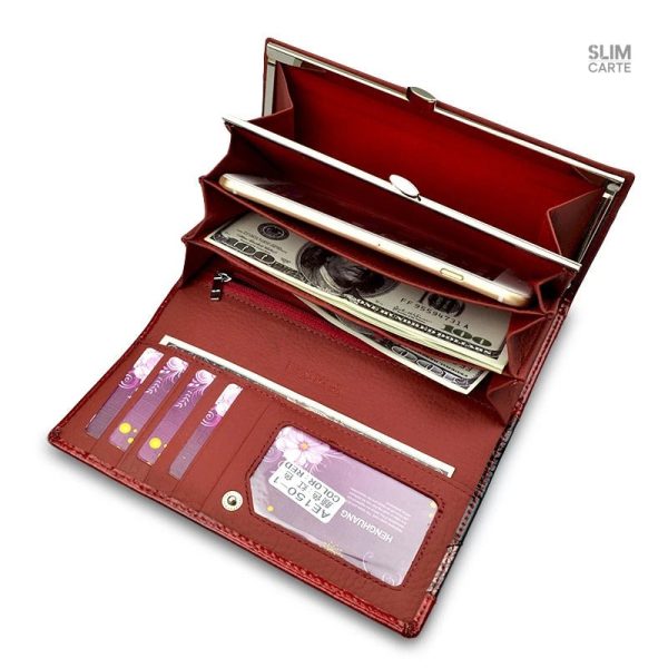 L'Absolu™ portefeuille en cuir de luxe