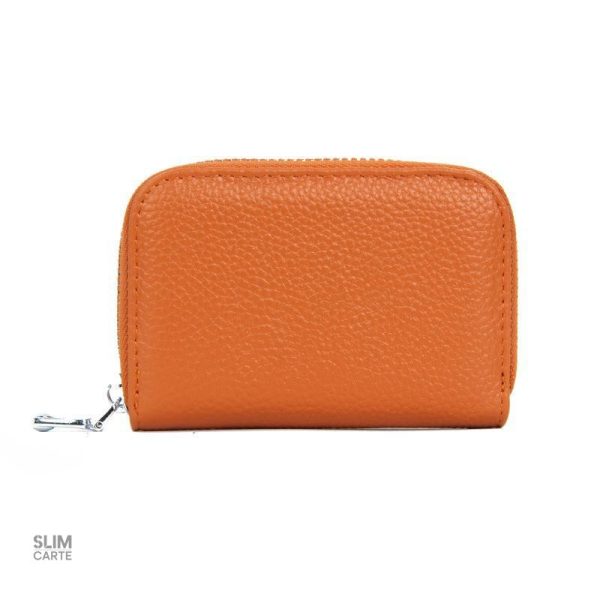 Porte-cartes élégant en cuir avec RFID intégré